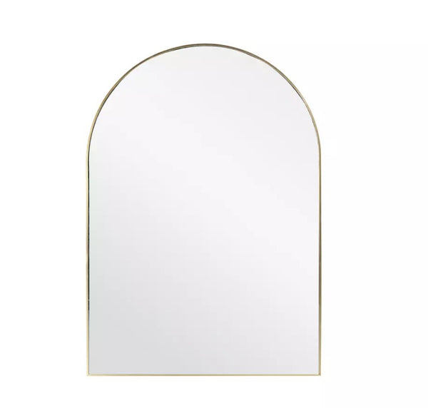 Habitat Gold Arch Wall Mirror - 100x70cm 17768053