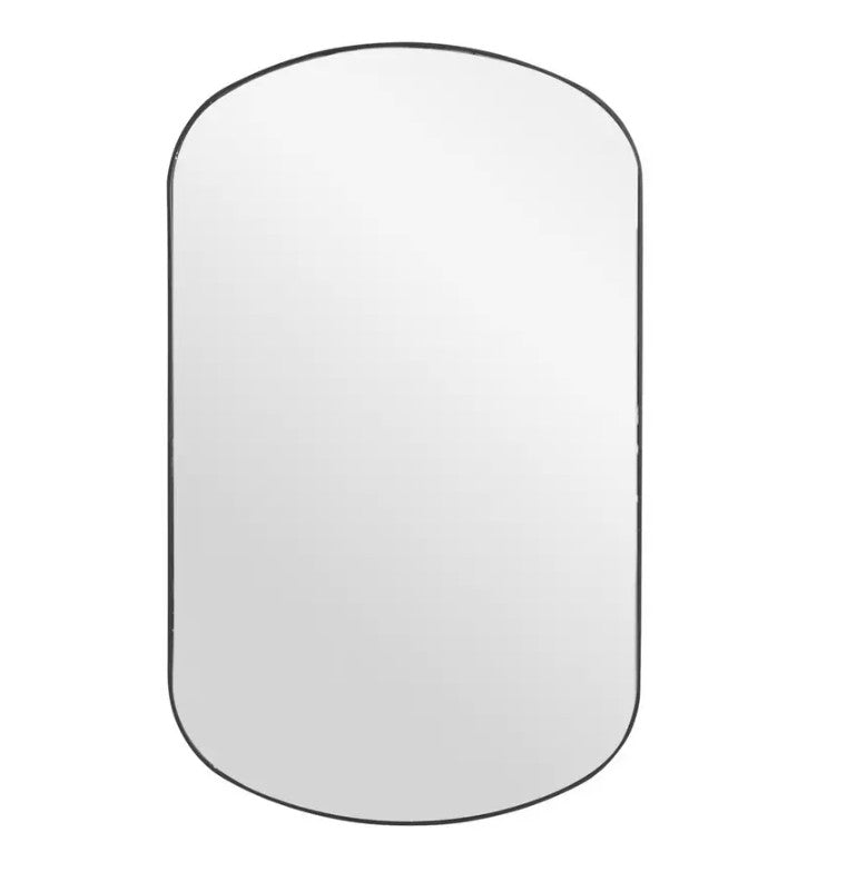 Habitat Black Pill Wall Mirror - 100x60cm 17664982