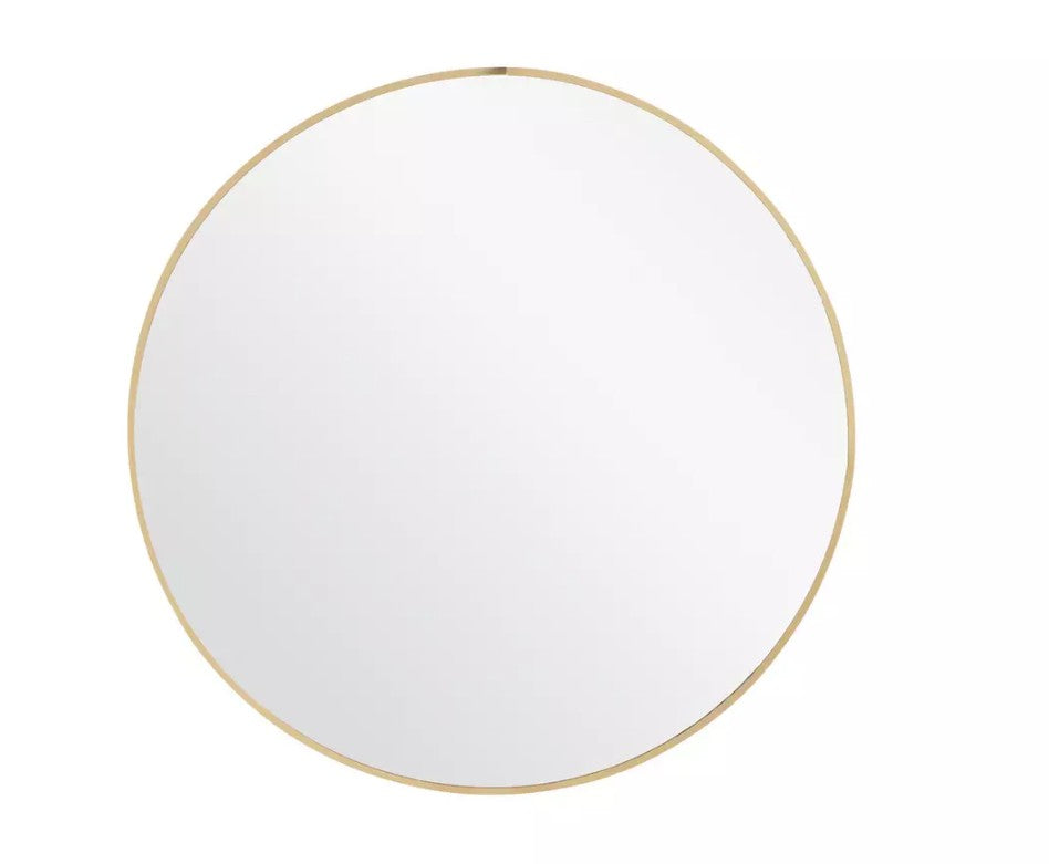Habitat Gold Round Wall Mirror - 80x80cm 17726291