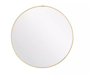 Habitat Gold Round Wall Mirror - 80x80cm 17726291