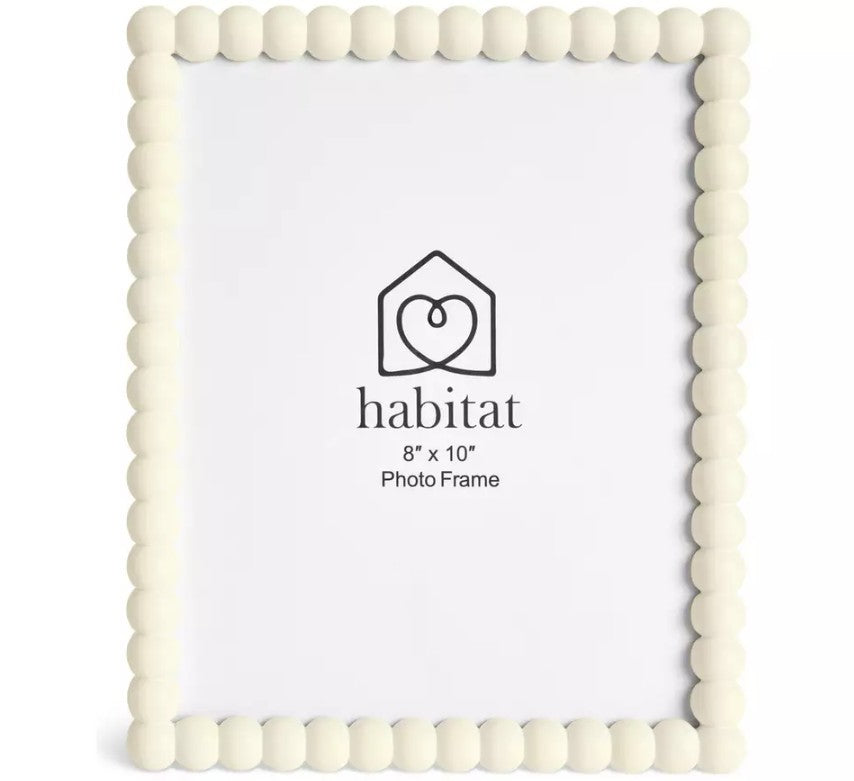 Habitat Cream Bobble Picture Frame - 8x10" 17733703