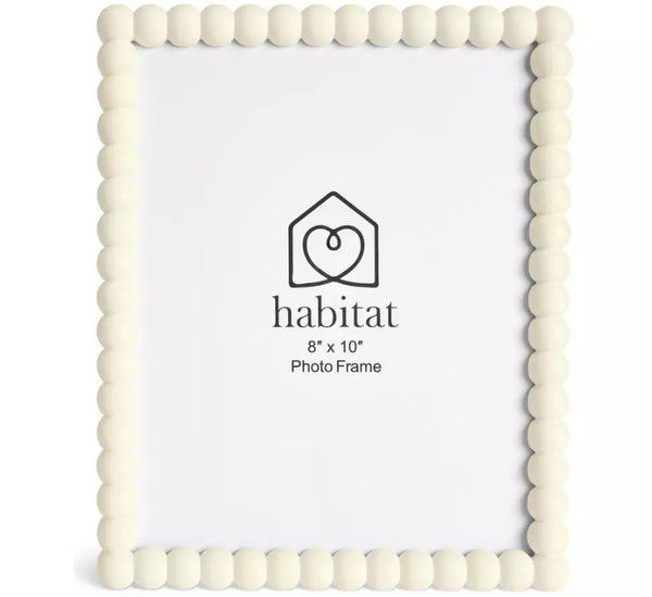 Habitat Cream Bobble Picture Frame - 8x10" 17733703