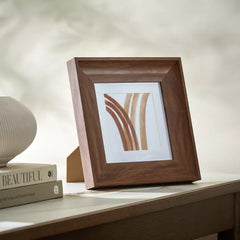 Habitat Brown Wood Picture Frame- 4x4" 17711268