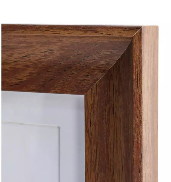 Habitat Brown Wood Picture Frame- 4x4" 17711268