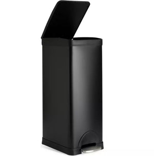 Habitat 30 Litre Slim Line Modern Pedal Bin - Black 17125816