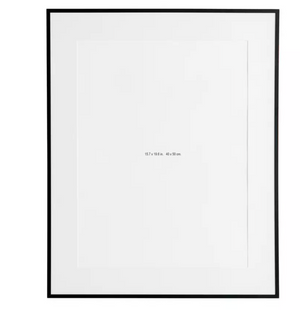 Black Aluminium Picture Frame - 40x50cm 17613366