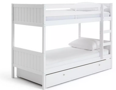 Habitat Detachable Bunk Bed with Drawer  -White 14719517