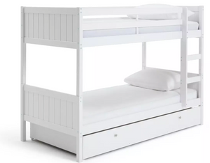 Habitat Detachable Bunk Bed with Drawer  -White 14719517