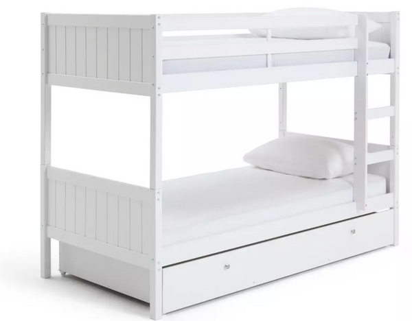 Habitat Detachable Bunk Bed with Drawer  -White 14719517