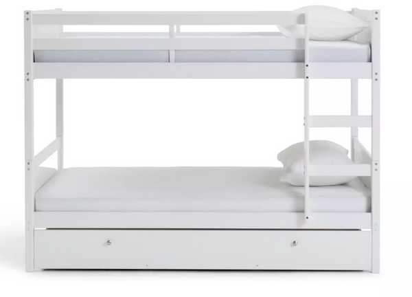 Habitat Detachable Bunk Bed with Drawer  -White 14719517