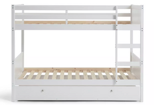 Habitat Detachable Bunk Bed with Drawer  -White 14719517