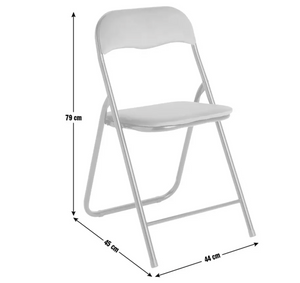 Nyla Velvet Folding Dining Chair - Black 17354924