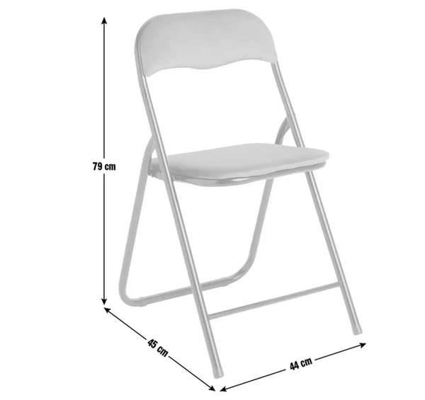Nyla Velvet Folding Dining Chair - Black 17354924