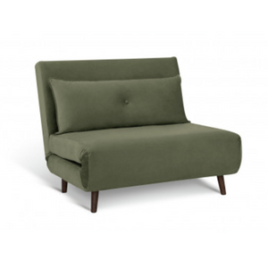 Habitat Roma Small Double Boucle Chair bed Sage Green 19590322