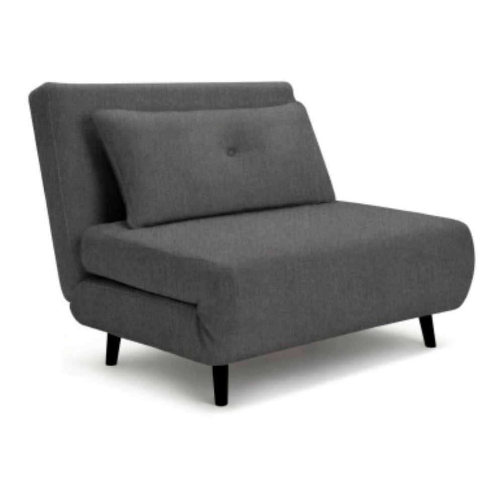 Habitat Roma Small Double Boucle Chair bed Grey 13104958
