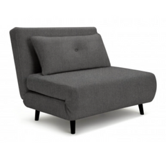 Habitat Roma Small Double Boucle Chair bed Grey 13104958