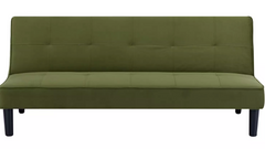 Patsy Fabric 2 Seater Clic Clac Sofa Bed - Green 17141742