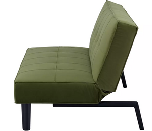 Patsy Fabric 2 Seater Clic Clac Sofa Bed - Green 17141742