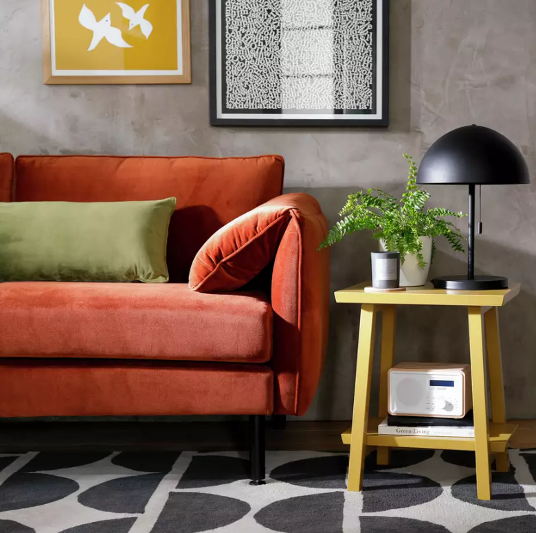 Habitat Kyoto Side Table - Yellow 13249710