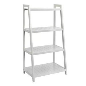 Home 4 Tier Tongue And Groove Ladder Shelving Unit 17764851