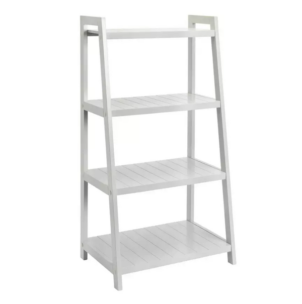 Home 4 Tier Tongue And Groove Ladder Shelving Unit 17764851