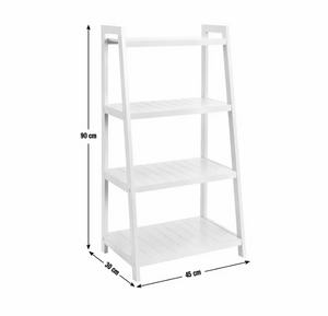Home 4 Tier Tongue And Groove Ladder Shelving Unit 17764851