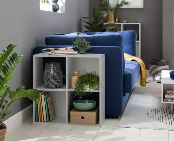 Home Squares 4 Cube Storage Unit - Grey 13346651