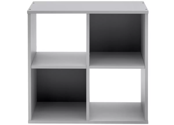 Home Squares 4 Cube Storage Unit - Grey 13346651