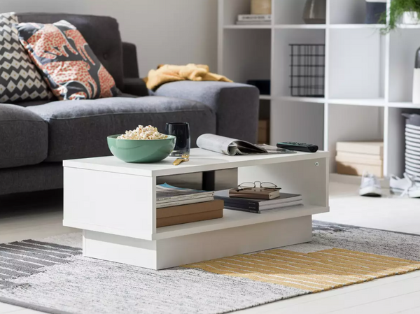 Home Cubes 1 Shelf Coffee Table - White 14547961