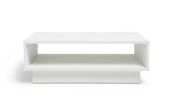 Home Cubes 1 Shelf Coffee Table - White 14547961
