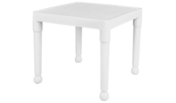 House Toys Kids Plastic Table & 2 Chairs - White 18366887