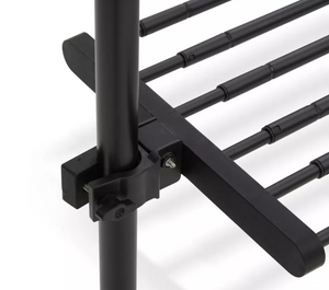 Home Single Adjustable Ceiling Rail - Black 14197816