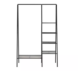 Home Kevin Double Clothes Rail - Black 17186903