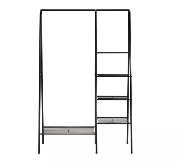 Home Kevin Double Clothes Rail - Black 17186903