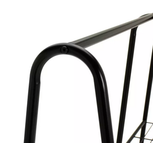 Home Kevin Double Clothes Rail - Black 17186903