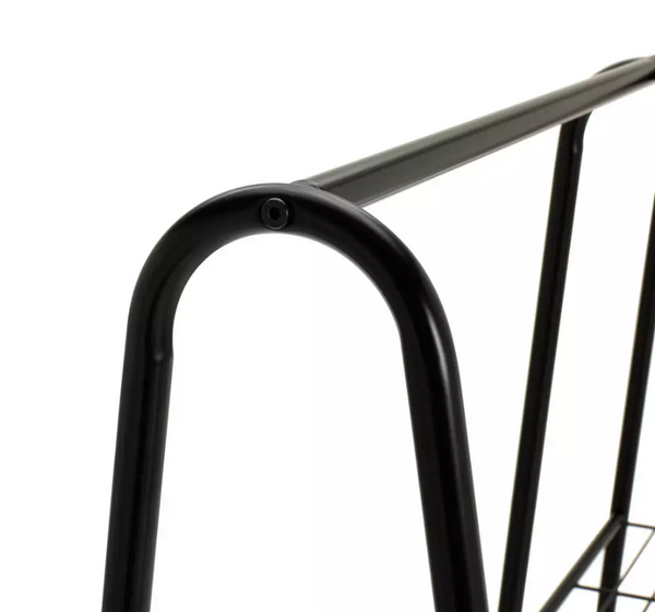 Home Kevin Double Clothes Rail - Black 17186903
