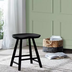 Barnwell Oak Short Stool - Black 14581381