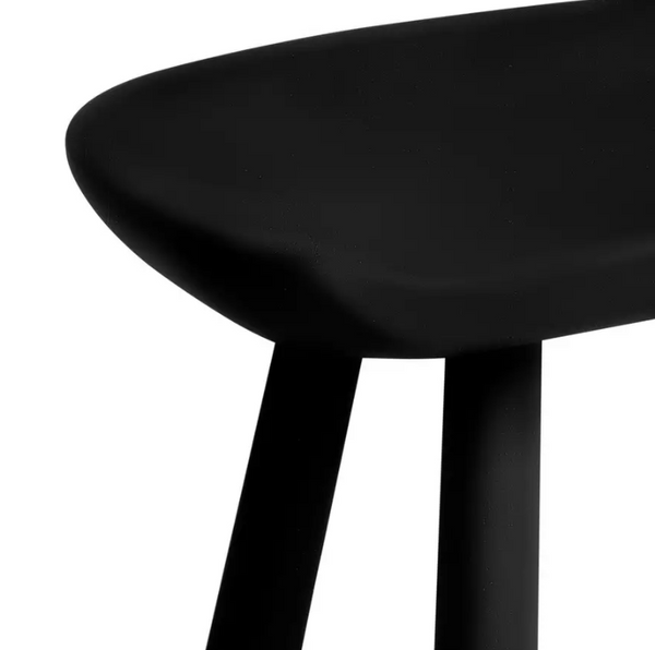 Barnwell Oak Short Stool - Black 14581381