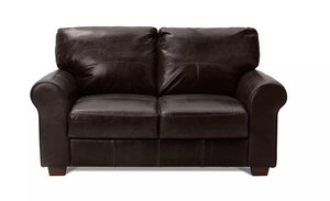 Home Salisbury Leather 2 Seater Sofa - Chocolate 13336348