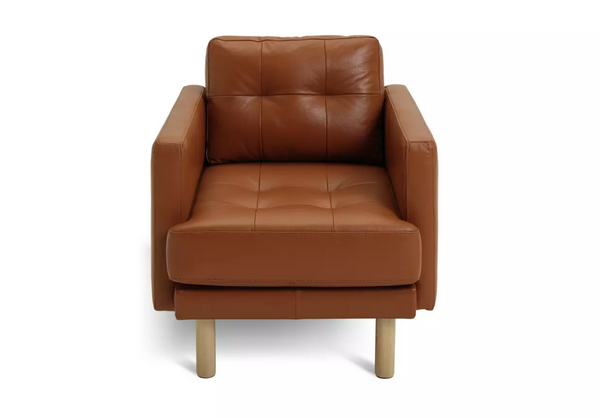 Newell Leather Armchair - Tan 12005498