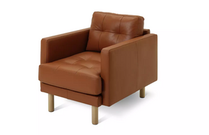 Newell Leather Armchair - Tan 12005498