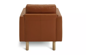 Newell Leather Armchair - Tan 12005498