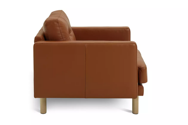 Newell Leather Armchair - Tan 12005498