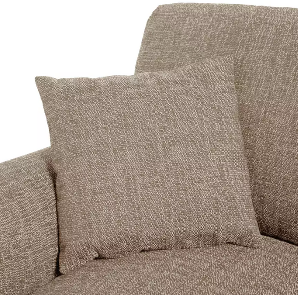 Home Lisbon Fabric 2 Seater Sofa - Stone 15945861