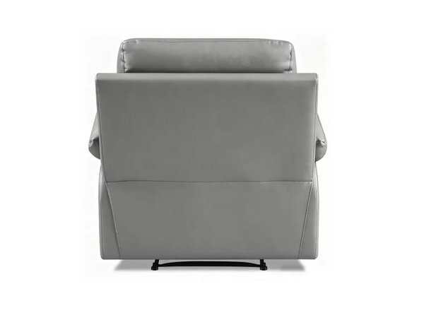 Home Toby Faux Leather Manual Recliner Chair - Grey 18547620