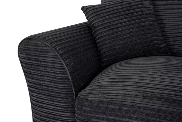 Home Harry Cord Cuddle Chair - Charcoal 17557075