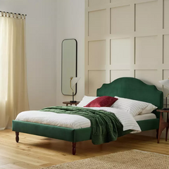 Home Aspley Kingsize Wooden Bed Frame - White 14971379