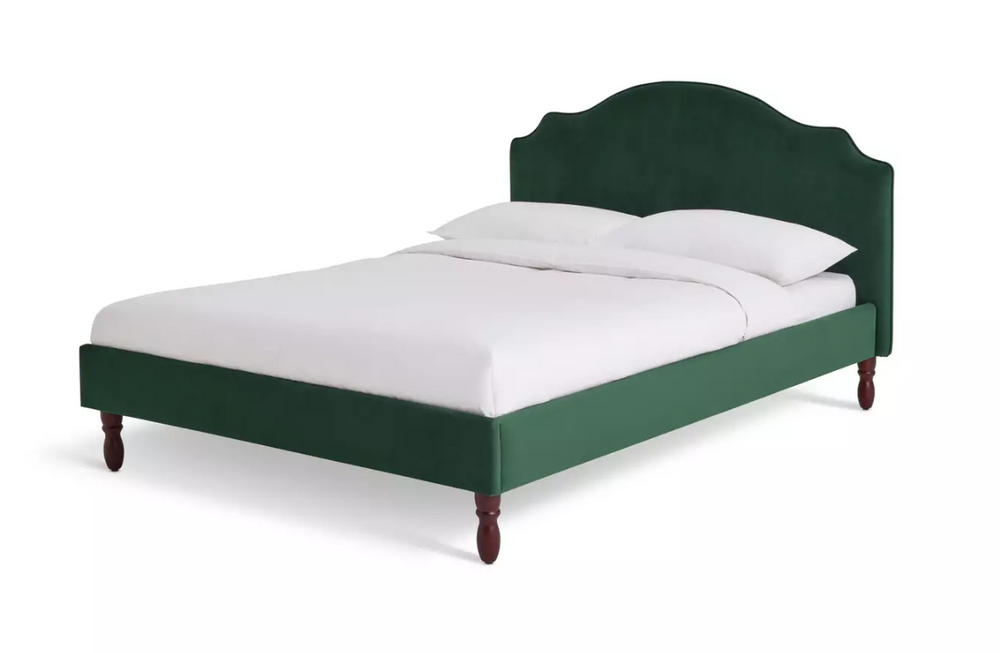 Home Aspley Kingsize Wooden Bed Frame - White 14971379