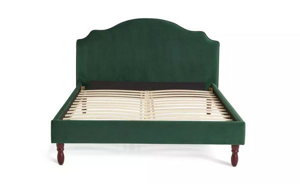 Home Aspley Kingsize Wooden Bed Frame - White 14971379