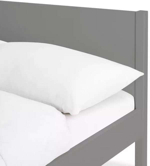 Home Jenson Double Wooden Bed Frame - Grey 17355837